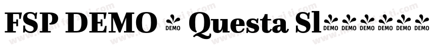 FSP DEMO - Questa Sl字体转换